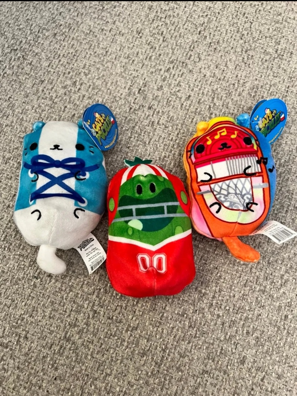 3 Cats vs. Pickles Beanbag Plushies